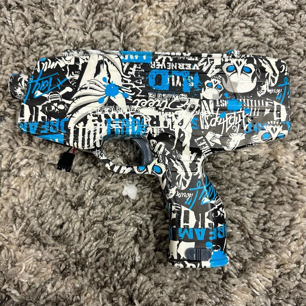 READ Gel Blaster Splatter Gun Water Toys Shooting Blue Black FOR PARTS ONLY
